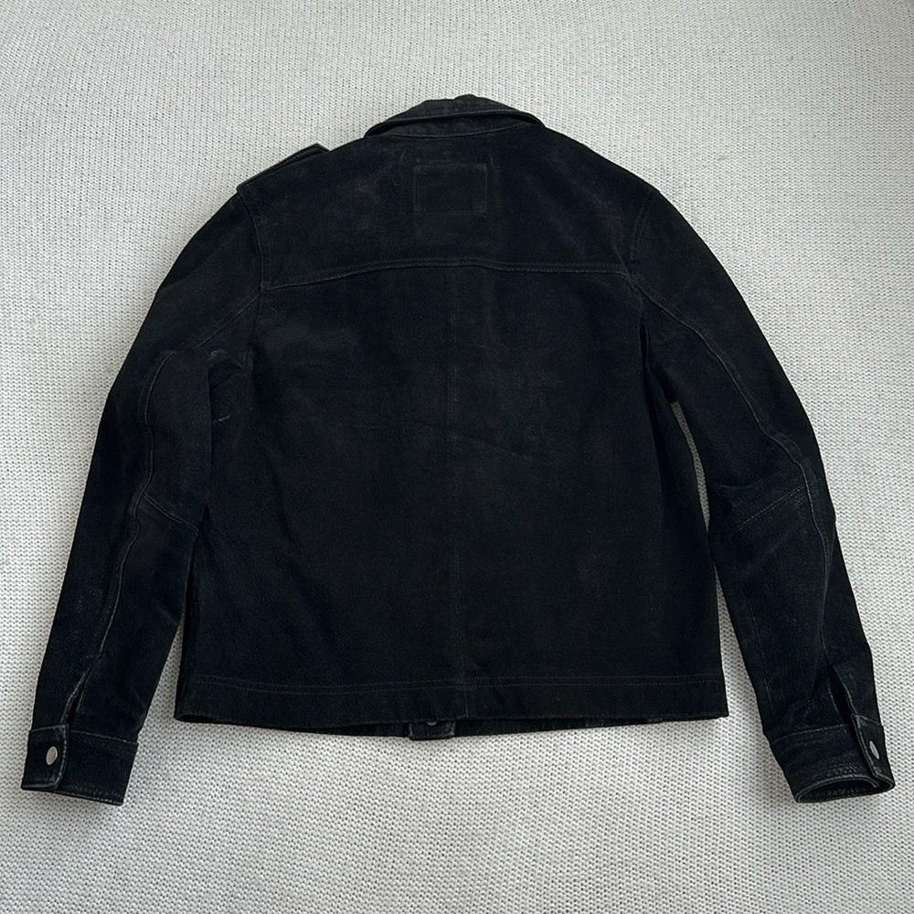 Forever 21 100% Pigskin Leather Jacket Black Size Medium - Picture 6 of 7